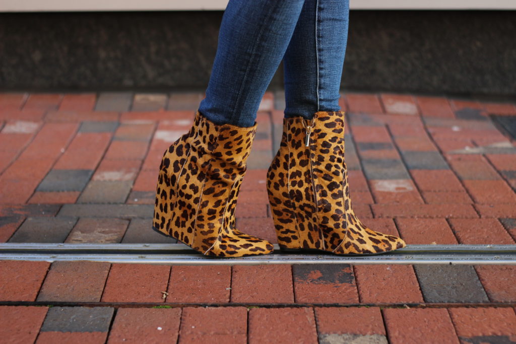 leopard booties