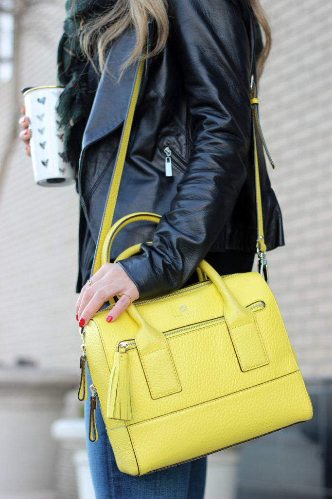 lime yellow bag